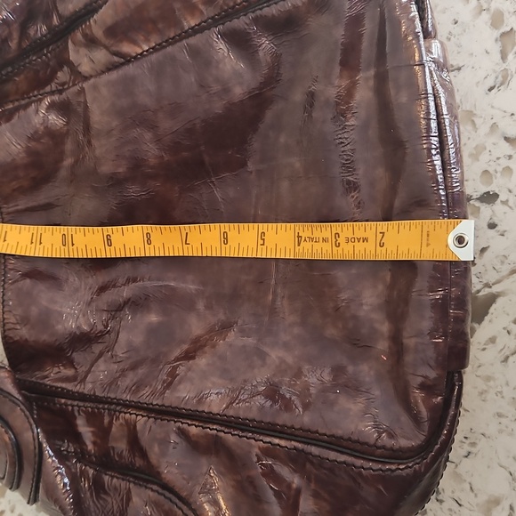 Givency Voyou Ebony Brown Leather Handbag - Picture 12 of 16